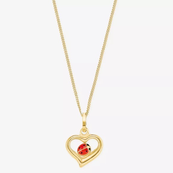 Amor Halskette mit Anhänger 38cm