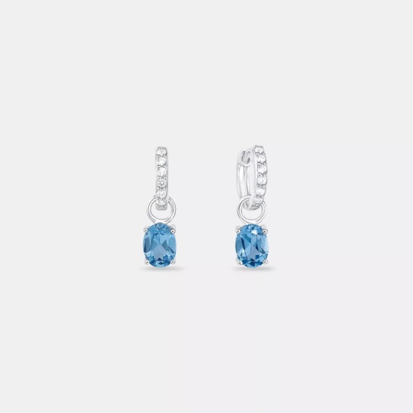 Amor S Ohrschmuck Creolen Damen Silber 22mm