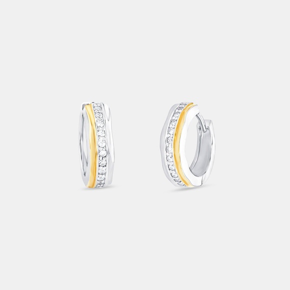 Amor S Ohrschmuck Creolen Damen Silber 15mm