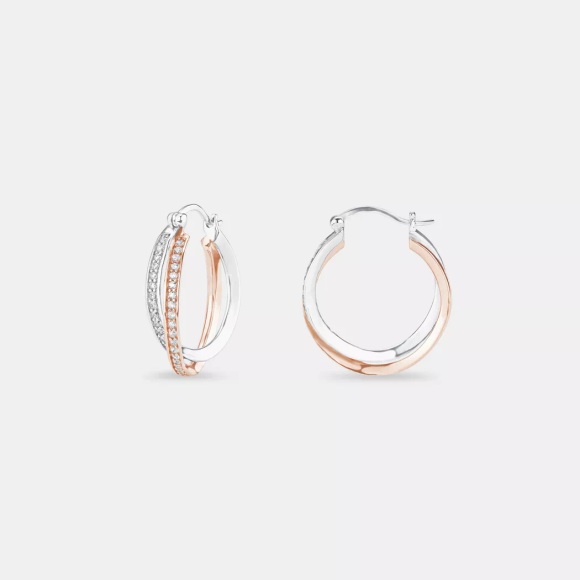 Amor S Ohrschmuck Creolen Damen Silber 25mm