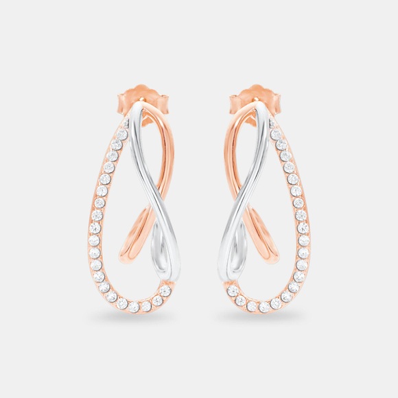 Amor S Ohrschmuck Creolen Damen Silber 23mm