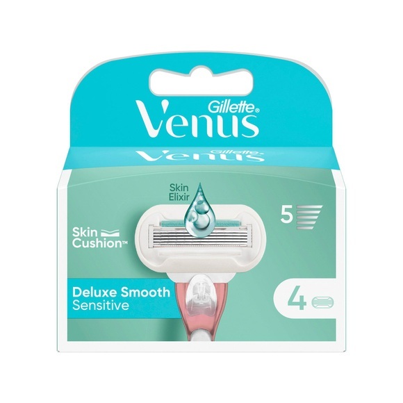 Deluxe Smooth Sensitive Rasierklingen Damen 4 pezzi