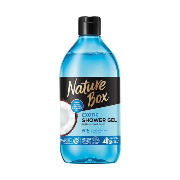 NATURE BOX Duschgel Mit Kaltgepresstem Kokosnussöl Damen 385ml