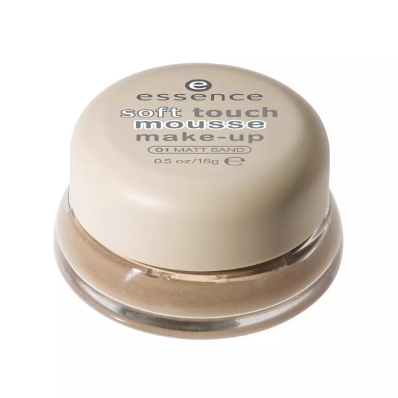 Essence Nr. 01 - Matt Sand Soft Touch Mousse Make-up Foundation 16g
