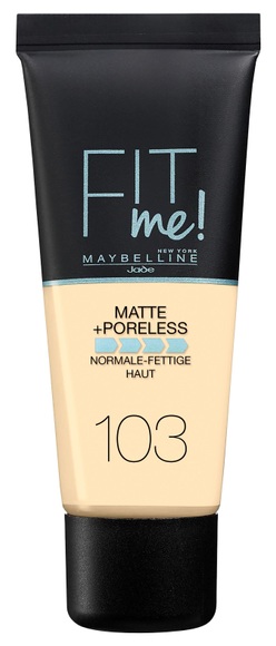 Maybelline Nr. 103 - Pure Ivory Fit Me Matte & Poreless Foundation 30ml