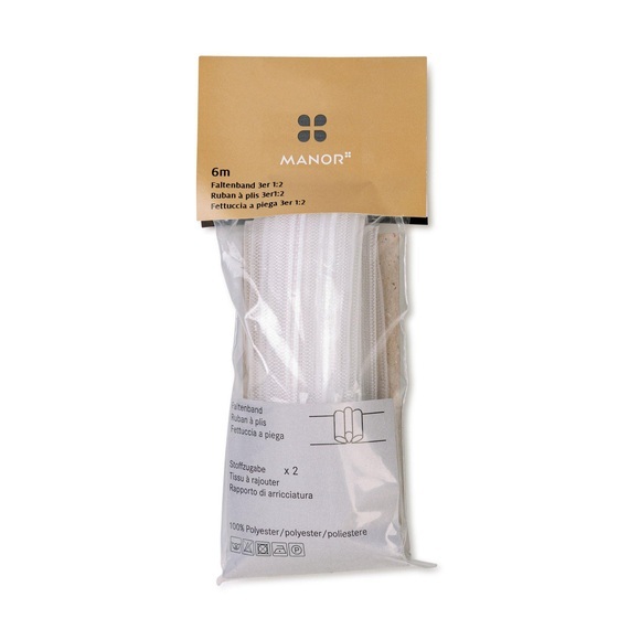 MANOR Faltenband SB Faltenband transparent