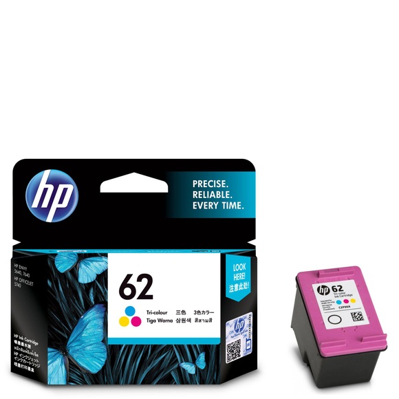 HP Original Tintenpatrone C2P06AE (No.62), color