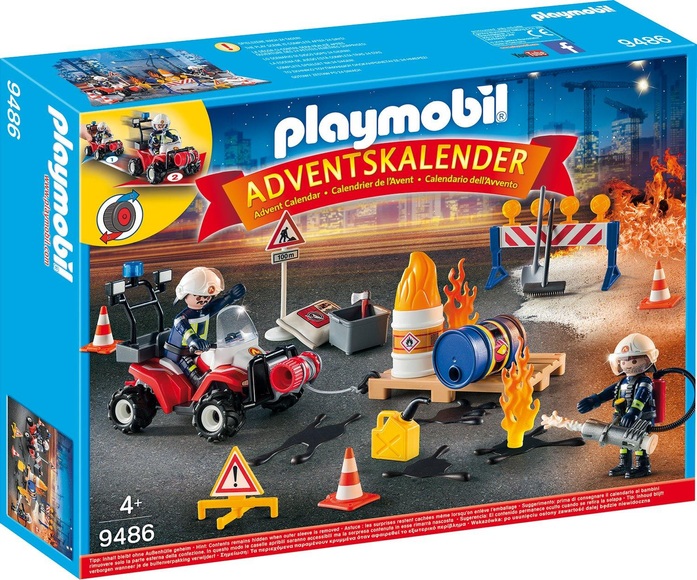 Adventskalender Feuerwehreinsatz auf der Baustelle