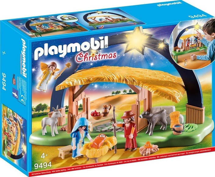 Lichterbogen Weihnachtskrippe