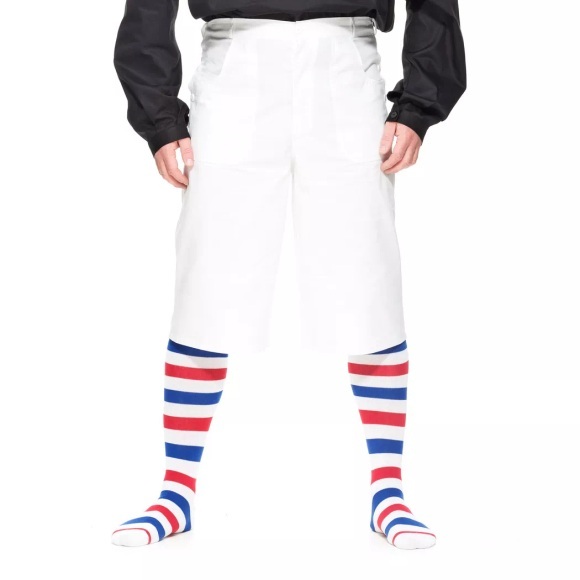 Herren Waggis-Hose weiss 3/4 M