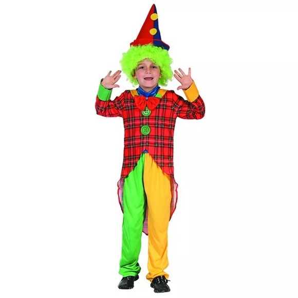 Jungenkostüm Clown Boy 122-134