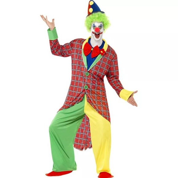 Smiffy's La cirque costume clown Deluxe avec veste pantalon mock chemise vol...