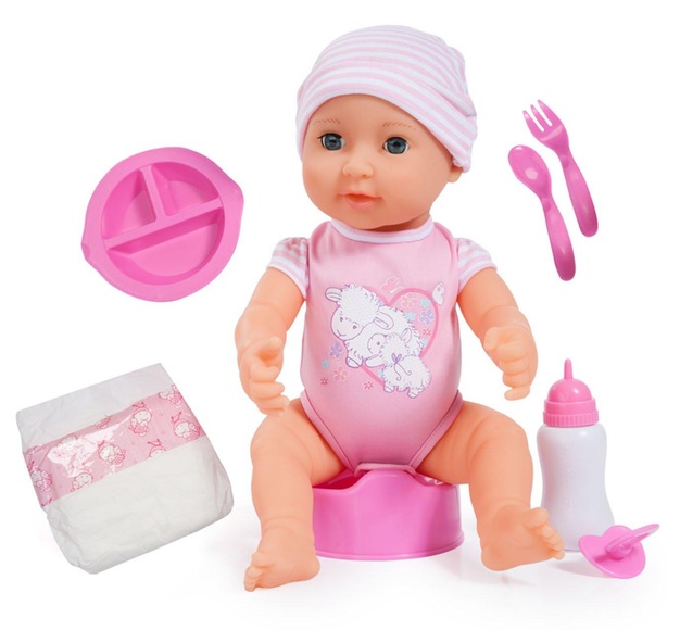 Bayer Puppe Piccolina Neugeborenes Baby, 40 cm 40cm