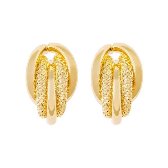 L' Atelier Gold 18 Karat by Manor Ohrstecker Damen Gelbgold ONE SIZE