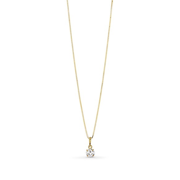 L' Atelier Gold 18 Karat by Manor Collier Gelbgold Syn Damen Gelbgold 42cm