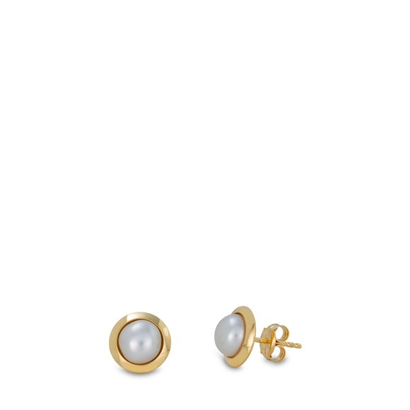 L' Atelier Gold 18 Karat by Manor Ohrstecker Gelbgold Damen Gelbgold ONE SIZE