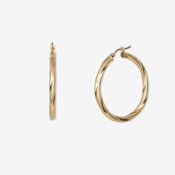 L' Atelier Gold 18 Karat by Manor Creolen Damen Gelbgold ONE SIZE