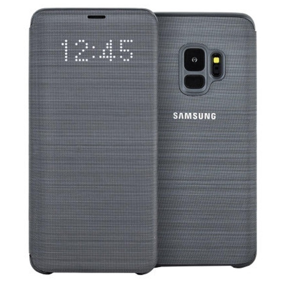 Samsung Galaxy S9 LED View Cover Tasche Schwarz (EF-NG960PBEGWW)