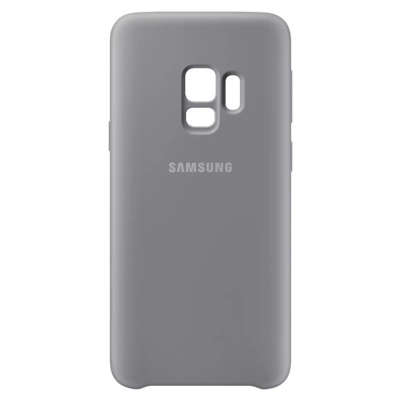 Samsung Galaxy S9 Galaxy Silikon Cover Hülle Grau (EF-PG960TJEGWW)