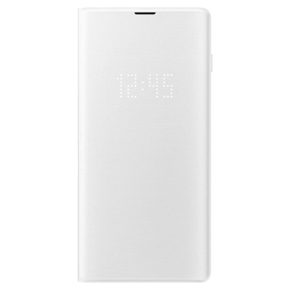 Samsung Galaxy S10 Plus LED View Cover Tasche Weiss (EF-NG975PWEGWW)