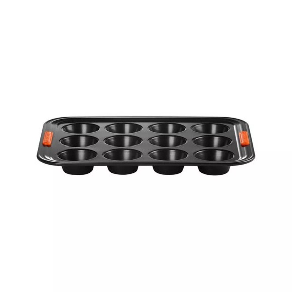 Le Creuset - Muffin-Backform, 40x30cm, Black