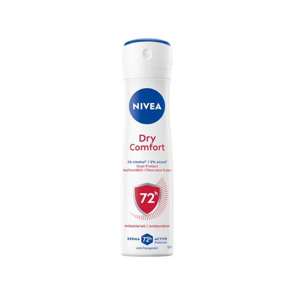 Nivea - Dry Comfort Plus Anti-Transpirant Spray, Comfort, 150 ml