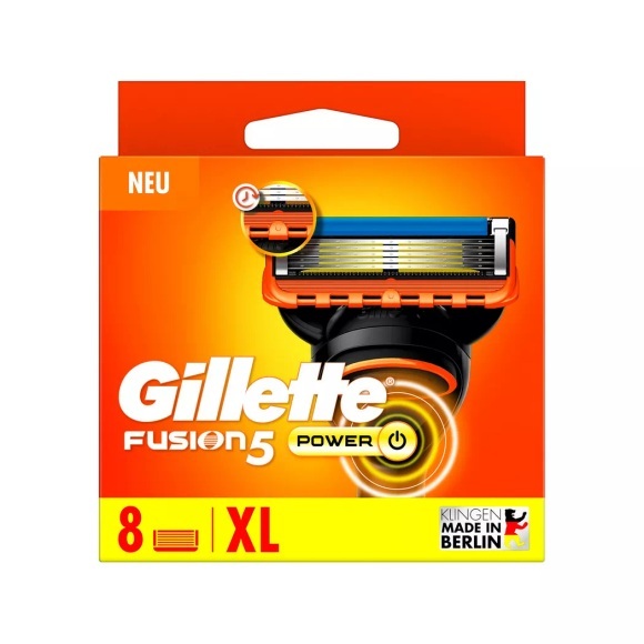 Gillette - Fusion Power Klingen, 5 Power, 8 pieces