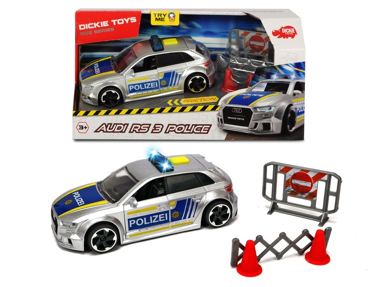 Dickie Audi RS3 Polizeiauto 15cm