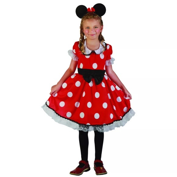 Minnie Mouse Mädchenkostüm S