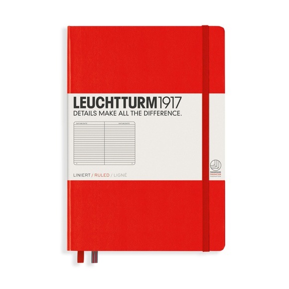 Leuchtturm Hardcover Notizbuch Medium liniert A5 DIN A5