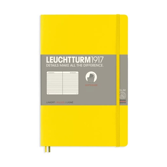 Leuchtturm Softcover Notizbuch liniert B6+