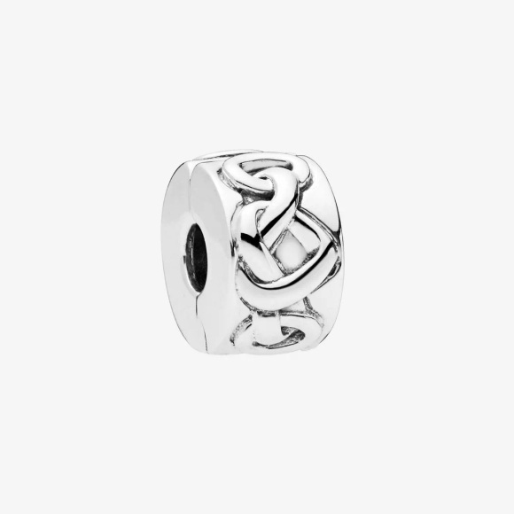 Pandora Knotted Hearts Clip Damen