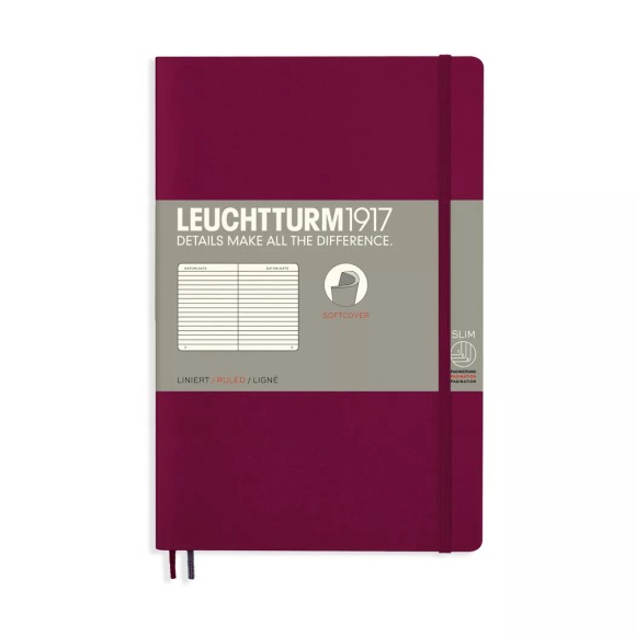 Leuchtturm Softcover Notizbuch liniert B6+ B6