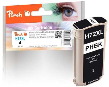 Peach Tintenpatrone foto schwarz kompatibel zu HP No. 72, C9370A