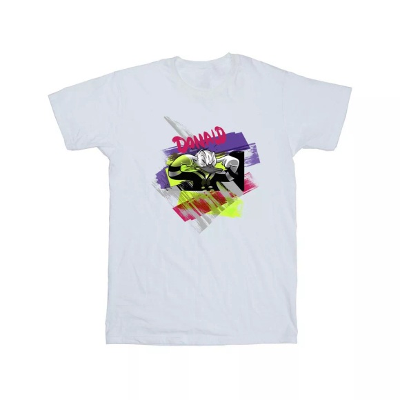 Donald Duck Ear Plug Bright Tshirt Herren Weiss S