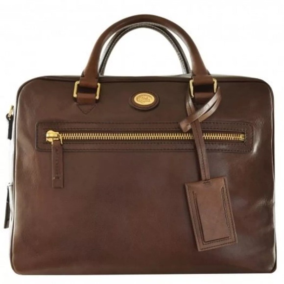 The Bridge Story Uomo - Handtasche Leder 37 cm in Braun