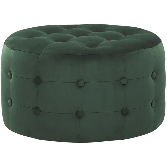 Pouf aus Samtstoff Glamourös TAMPA Pouf aus Samtstoff Glamourös TAMPA