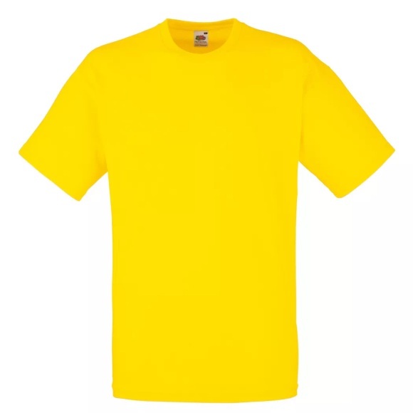 Kurzarm Tshirt Herren Gelb 3XL