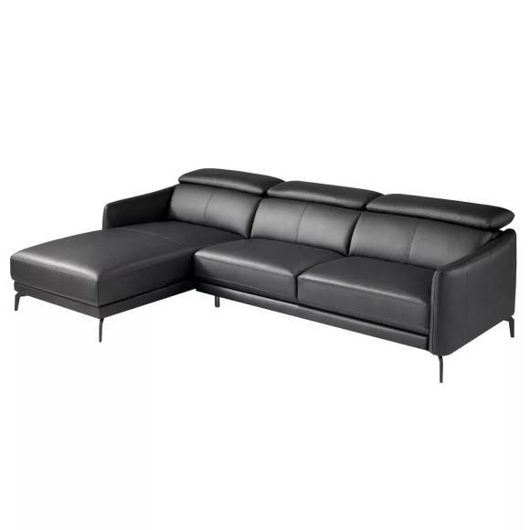 Chaiselongue-Sofa em Rindsleder Chaiselongue-Sofa em Rindsleder