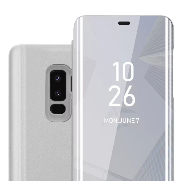 Hülle für Samsung Galaxy S9 PLUS Spiegel Standfunktion 360 Grad Schutz