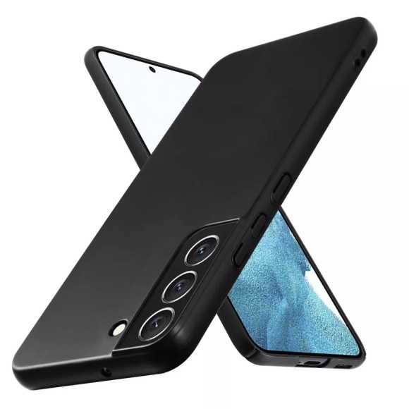 Hülle für Samsung Galaxy S22 Hard Case in Metall Optik