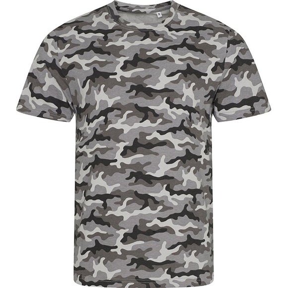 Camouflage Tshirt Herren Grau L