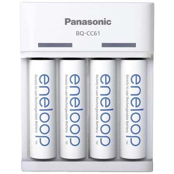 Panasonic K-KJ61MCD40USB Rundzellen-Ladegerät NiMH Micro (AAA), Mignon (AA)