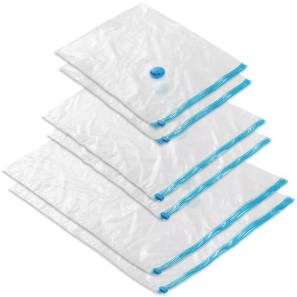 6 Vakuumbeutel, Verschiedene Grössen Unisex Transparent ONE SIZE