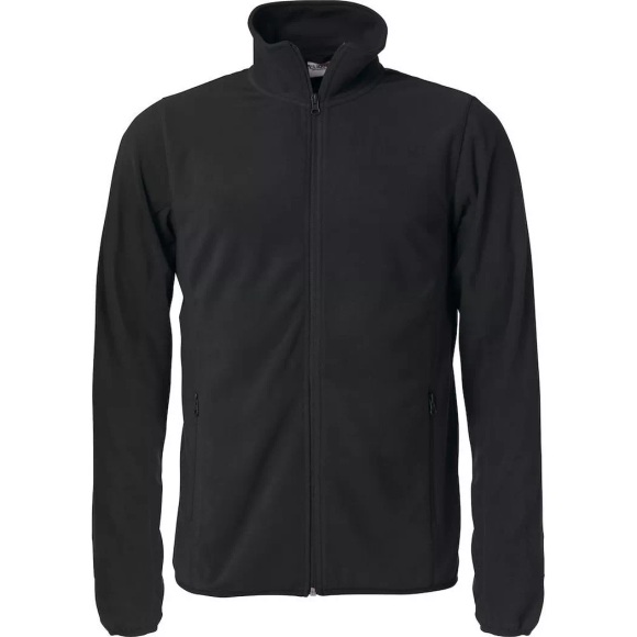 Basic Fleecejacke Herren Schwarz XL