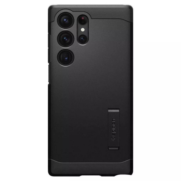 Spigen - Samsung Galaxy S23 Ultra 5G Tough Armor Case Hülle (ACS05623) - Schwarz