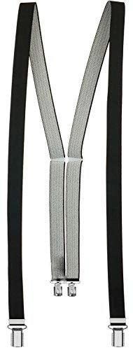 Hosenträger In Uni-farben Mit 4 Stabilen Clips - 25mm Breit Unisex Multicolor ONE SIZE