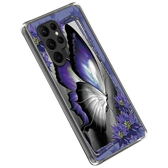 Galaxy S23 - Softes Silikon Case Schmetterling