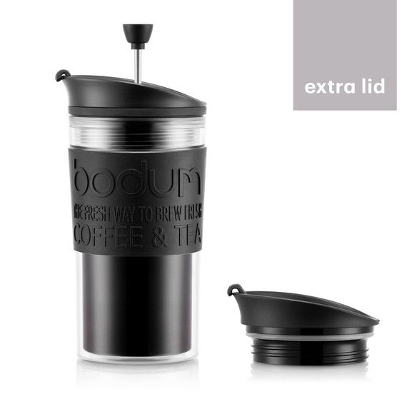 Kaffeebereiter mit extra Deckel TRAVEL PRESS SET Kaffeebereiter mit extra Deckel TRAVEL PRESS SET
