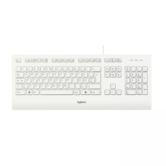 Logitech K280e Tastatur weiß (Deutsche Ausführung)